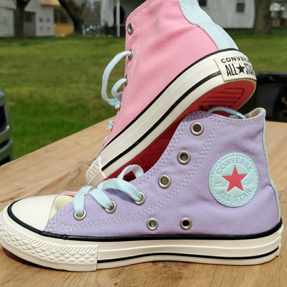 Never been worn: All Star Rainbow Colors